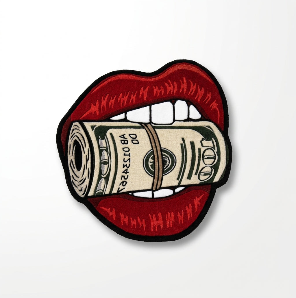 Money Lips Rug